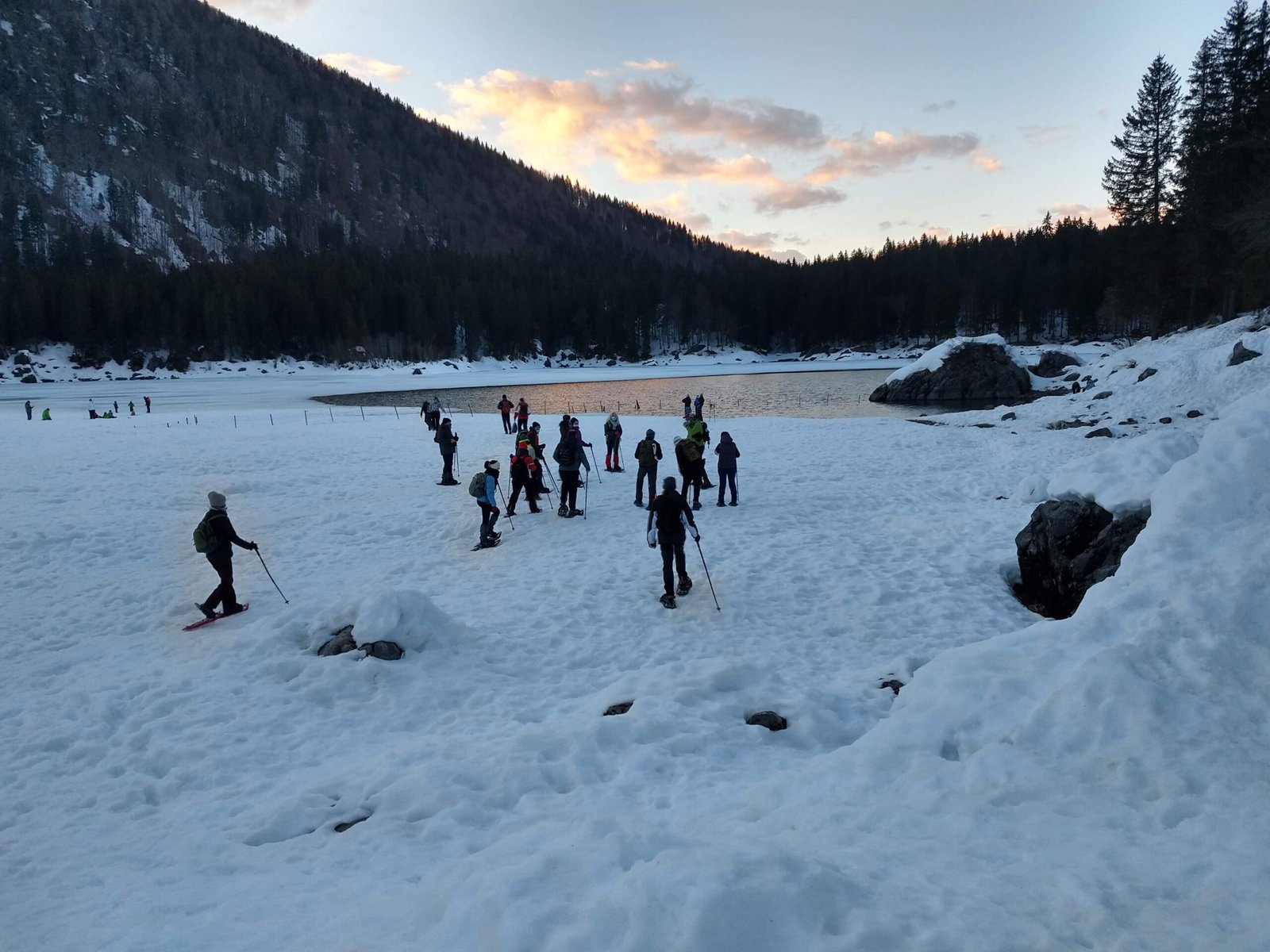 Laghi di Fusine al crepuscolo