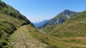 Il binario della miniera di Verzegnis