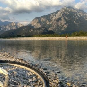 Le sponde del Tagliamento. Foto di M. Andenna